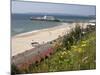 Bournemouth Pier and Beach, Poole Bay, Dorset, England, United Kingdom, Europe-Rainford Roy-Mounted Photographic Print