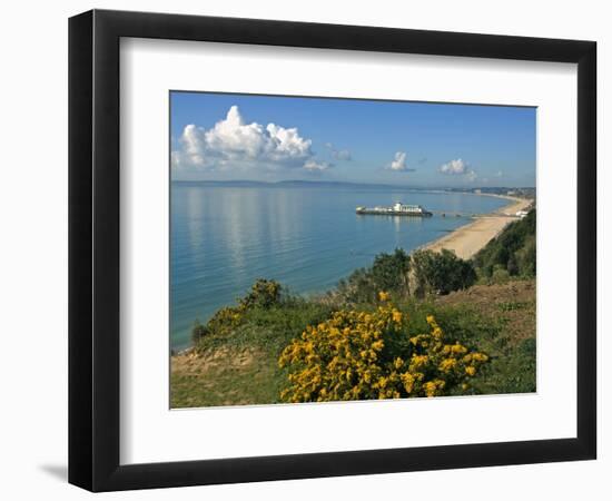 Bournemouth Pier, Poole Bay, Dorset, England, United Kingdom, Europe-Rainford Roy-Framed Photographic Print