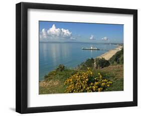 Bournemouth Pier, Poole Bay, Dorset, England, United Kingdom, Europe-Rainford Roy-Framed Photographic Print