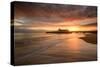 Bournemouth Pier-Chris Button-Stretched Canvas