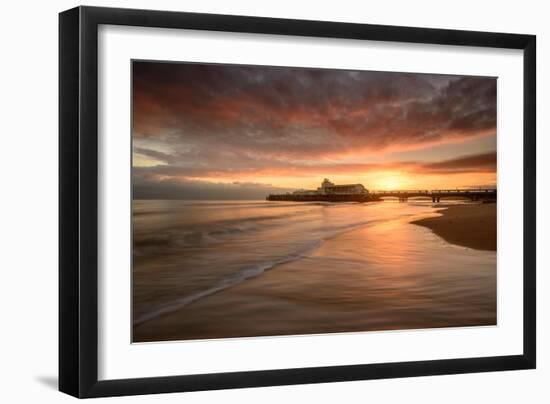 Bournemouth Pier-Chris Button-Framed Photographic Print