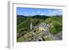 Bourscheid Castle in the Valley of Sauer River, Canton of Diekirch, Grand Duchy of Luxembourg, Euro-Hans-Peter Merten-Framed Photographic Print