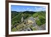 Bourscheid Castle in the Valley of Sauer River, Canton of Diekirch, Grand Duchy of Luxembourg, Euro-Hans-Peter Merten-Framed Photographic Print