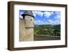 Bourscheid Castle in the Valley of Sauer River, Canton of Diekirch, Grand Duchy of Luxembourg, Euro-Hans-Peter Merten-Framed Photographic Print