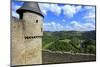 Bourscheid Castle in the Valley of Sauer River, Canton of Diekirch, Grand Duchy of Luxembourg, Euro-Hans-Peter Merten-Mounted Photographic Print