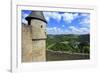 Bourscheid Castle in the Valley of Sauer River, Canton of Diekirch, Grand Duchy of Luxembourg, Euro-Hans-Peter Merten-Framed Photographic Print