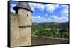 Bourscheid Castle in the Valley of Sauer River, Canton of Diekirch, Grand Duchy of Luxembourg, Euro-Hans-Peter Merten-Framed Stretched Canvas