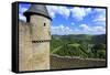 Bourscheid Castle in the Valley of Sauer River, Canton of Diekirch, Grand Duchy of Luxembourg, Euro-Hans-Peter Merten-Framed Stretched Canvas