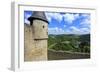 Bourscheid Castle in the Valley of Sauer River, Canton of Diekirch, Grand Duchy of Luxembourg, Euro-Hans-Peter Merten-Framed Photographic Print