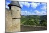 Bourscheid Castle in the Valley of Sauer River, Canton of Diekirch, Grand Duchy of Luxembourg, Euro-Hans-Peter Merten-Mounted Photographic Print