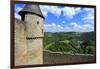 Bourscheid Castle in the Valley of Sauer River, Canton of Diekirch, Grand Duchy of Luxembourg, Euro-Hans-Peter Merten-Framed Photographic Print