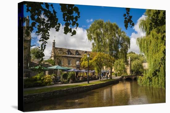 Bourton-On-The-Water, the Cotswolds, Gloucestershire, England, United Kingdon, Europe-Matthew Williams-Ellis-Stretched Canvas