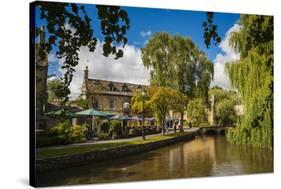 Bourton-On-The-Water, the Cotswolds, Gloucestershire, England, United Kingdon, Europe-Matthew Williams-Ellis-Stretched Canvas