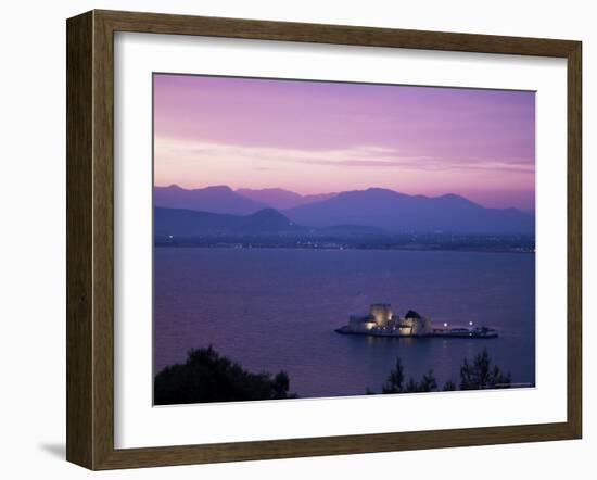Bourzi, Castle Island, Gulf of Argolis, Nafplion, Greece-Ken Gillham-Framed Photographic Print