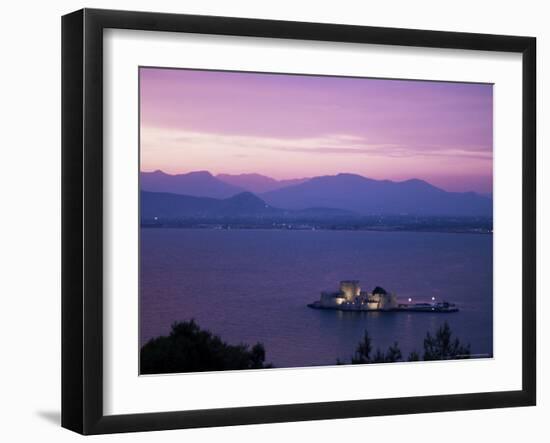 Bourzi, Castle Island, Gulf of Argolis, Nafplion, Greece-Ken Gillham-Framed Photographic Print