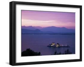 Bourzi, Castle Island, Gulf of Argolis, Nafplion, Greece-Ken Gillham-Framed Photographic Print