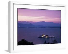 Bourzi, Castle Island, Gulf of Argolis, Nafplion, Greece-Ken Gillham-Framed Photographic Print