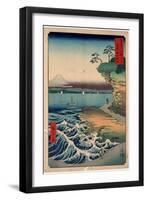 Boushu Hota No Kaigan-Utagawa Hiroshige-Framed Giclee Print