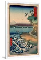 Boushu Hota No Kaigan-Utagawa Hiroshige-Framed Giclee Print
