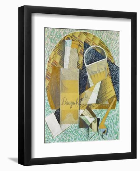 Bouteille De Banyuls, 1914-Juan Gris-Framed Premium Giclee Print