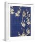 Bouvreuil et cerisier pleureur en fleur-Katsushika Hokusai-Framed Premium Giclee Print