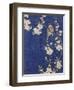 Bouvreuil et cerisier pleureur en fleur-Katsushika Hokusai-Framed Giclee Print