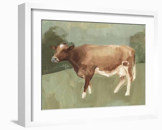 Bovine Field I-null-Framed Art Print