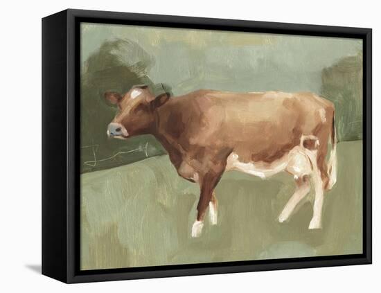 Bovine Field I-null-Framed Stretched Canvas