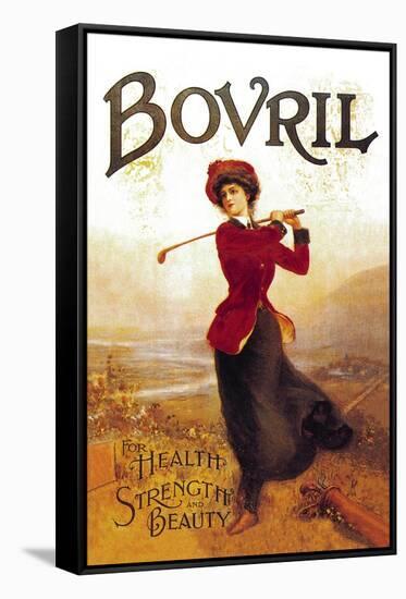 Bovril, For Health, Strength and Beauty-null-Framed Stretched Canvas