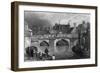 Bow Bridge 1839-WH Bartlett-Framed Art Print