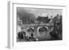 Bow Bridge 1839-WH Bartlett-Framed Art Print