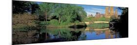 Bow Bridge and Central Park West View, NYC-Richard Berenholtz-Mounted Art Print