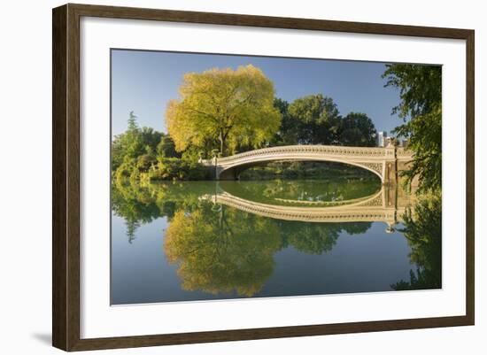 Bow Bridge, Central Park, Manhattan, New York-Rainer Mirau-Framed Photographic Print