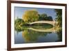 Bow Bridge, Central Park, Manhattan, New York-Rainer Mirau-Framed Photographic Print