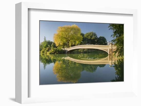 Bow Bridge, Central Park, Manhattan, New York-Rainer Mirau-Framed Photographic Print