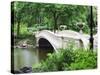 Bow Bridge, Central Park, Manhattan-Amanda Hall-Stretched Canvas