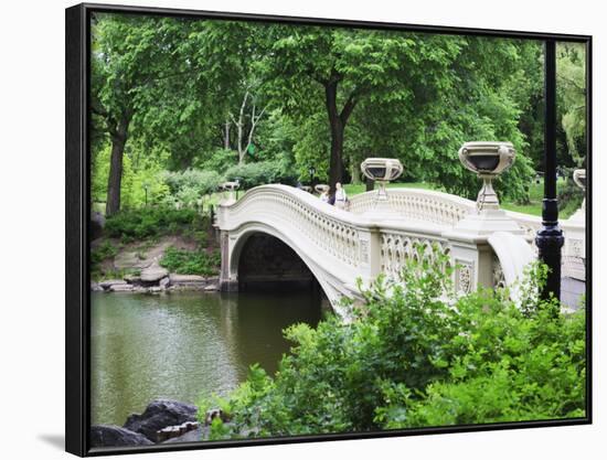 Bow Bridge, Central Park, Manhattan-Amanda Hall-Framed Photographic Print