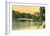 Bow Bridge, Central Park, New York City-null-Framed Art Print