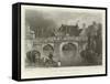 Bow Bridge, Essex-William Henry Bartlett-Framed Stretched Canvas