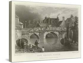 Bow Bridge, Essex-William Henry Bartlett-Stretched Canvas