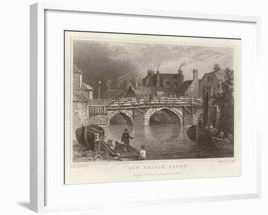 Bow Bridge, Essex-William Henry Bartlett-Framed Giclee Print
