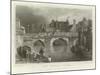 Bow Bridge, Essex-William Henry Bartlett-Mounted Giclee Print