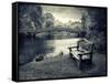 Bow Bridge Nostalgia-Jessica Jenney-Framed Stretched Canvas