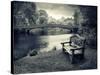 Bow Bridge Nostalgia-Jessica Jenney-Stretched Canvas