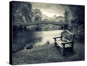 Bow Bridge Nostalgia-Jessica Jenney-Stretched Canvas