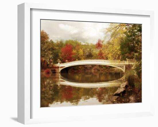 Bow Bridge Reflected-Jessica Jenney-Framed Giclee Print