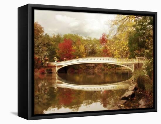 Bow Bridge Reflected-Jessica Jenney-Framed Stretched Canvas