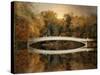 Bow Bridge Reflections-Jessica Jenney-Stretched Canvas