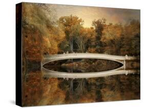 Bow Bridge Reflections-Jessica Jenney-Stretched Canvas