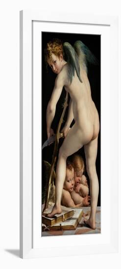 Bow-Carving Cupid, Between 1534 Und 1540-Parmigianino-Framed Giclee Print